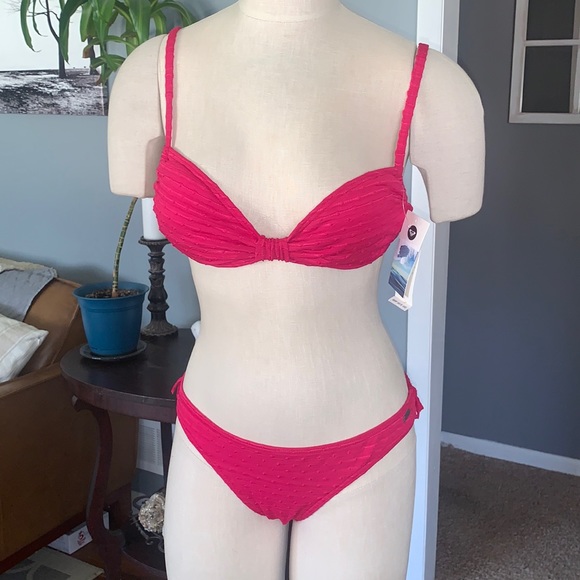 Roxy Other - Roxy pink, two piece bikini large